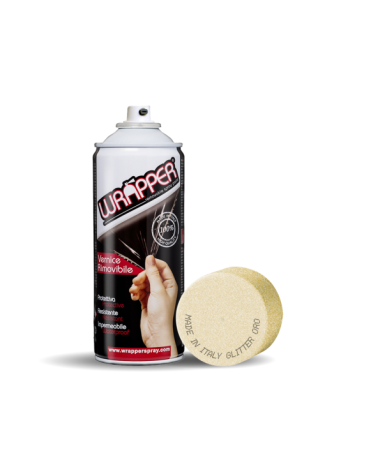 Wrapper, pellicola spray rimovibile, 400 ml - Glitter oro