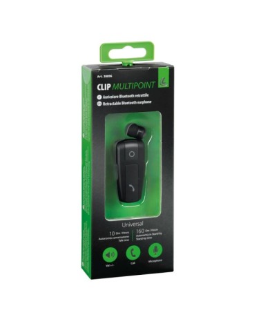 Clip, auricolare Bluetooth retrattile
