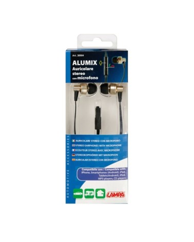 Alumix, auricolare stereo con microfono