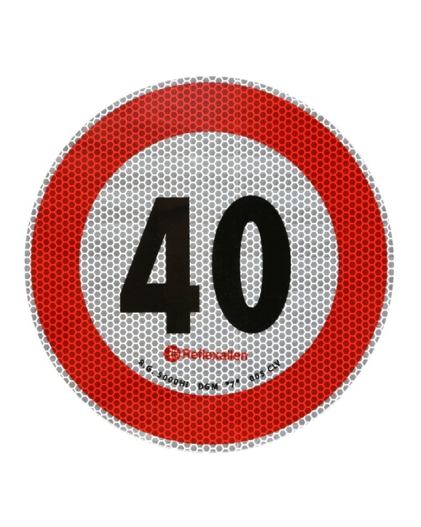 Contrassegno limite velocità - 60 Km/h