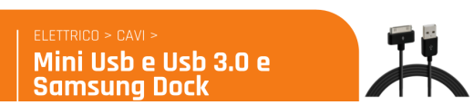 Mini Usb e Usb 3.0 e Samsung Dock